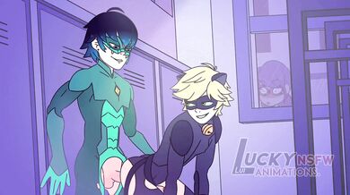 Adrien Agreste's First Time with Luka Couffaine