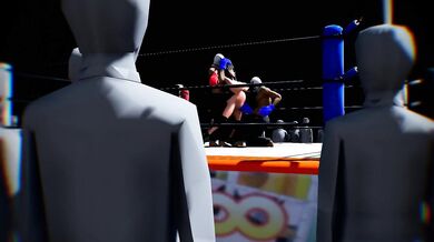 Furious Fists Fly in the Ring During Intense Boxing Match