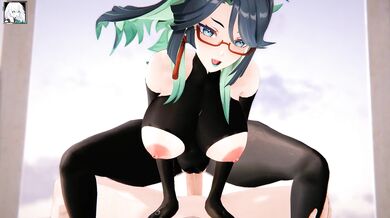 Watch hot Japanese schoolgirl get fucked hard by a massive monster cock in this hentai porn video!