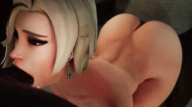 Mercy's Dual Masturbation Session [BlackedOutChestnut]