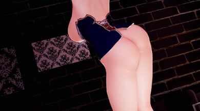 Watch Jean dance erotically in her tight pink thong while she grinds and gyrates on a phallic object!