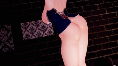 Watch Jean dance erotically in her tight pink thong while she grinds and gyrates on a phallic object!