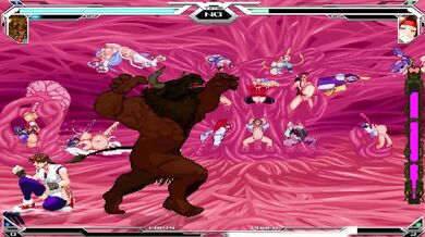 Naedoko Yuri Sakazaki Gets Fucked by a Horny Minotaur