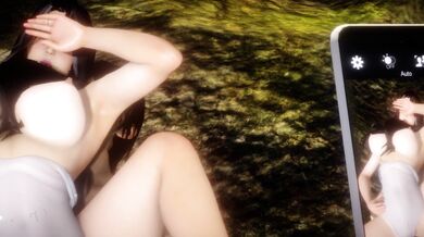 Sandwiched by a NTR Milf at the Beach