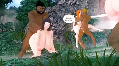 Japanese Wife Left Alone on Deserted Island Gets Gangbanged by Monsters in Part 3 of NTR Survival Series