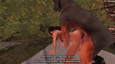 - Anael Mines Orgy: Lara's Foursome Adventure