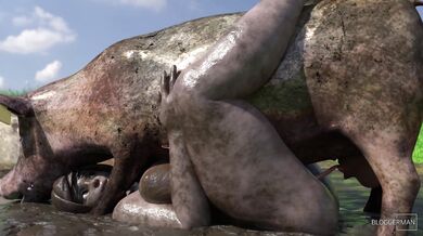 Rewritten as: "A Sultry Meatloaf in the Mud - A Wild Love Affair"