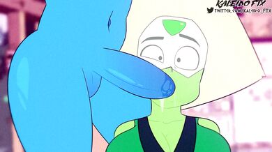 Tantalizing Tongue Teasing of Peridot's Peachy Pussy