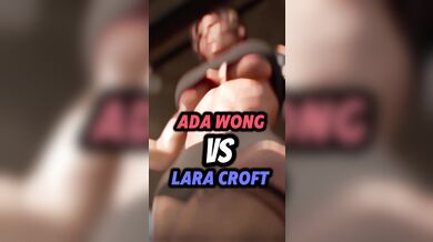 Lusty Lesbian Love Fest: Lara Croft vs. Ada Wong
