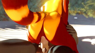 Beach Rex Gets Drilled in the Clamhole