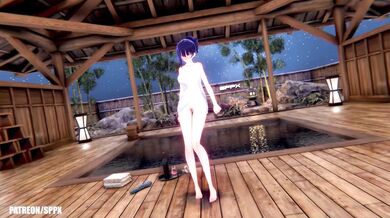 [SxPx] Horny Rain Dance with Mei and Her Busty Friends