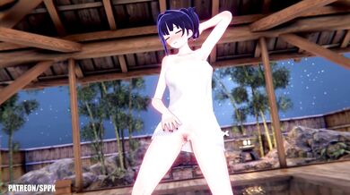 [SxPx] Horny Rain Dance with Mei and Her Busty Friends