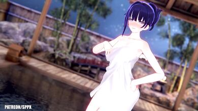 [SxPx] Horny Rain Dance with Mei and Her Busty Friends