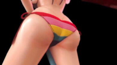 One Piece of Lustful Leg Action in a Thigh-High Moment.