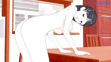 Sword Art Online: Suguha Kirigaya and I have Hot Sex in the Living Room!