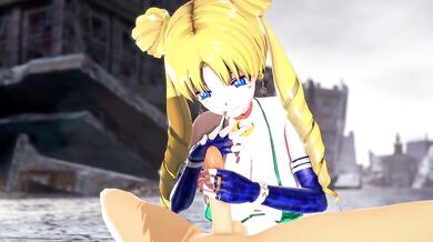 Sailor Moon's Sexual Awakening in the Rabbit Field on a Hot Summer Day