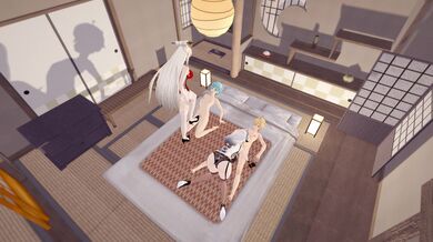 Genshin's Hot Spring Rendezvous Part 2 - Alt Cam 4K - Genshin and Koibito's Sexy Adventure Continues!