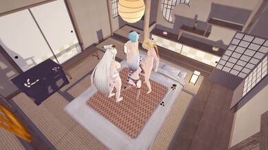 Genshin's Hot Spring Rendezvous Part 2 - Alt Cam 4K - Genshin and Koibito's Sexy Adventure Continues!