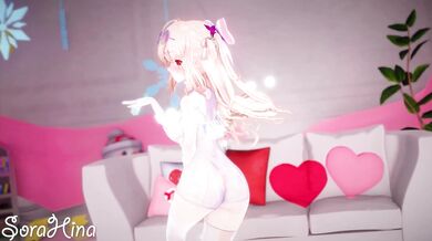 Sexy Sorahina gets wet and wild in her dance studio!