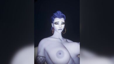 Widowmaker's Big-Cocked Transformation: Futa Pulls Off Steamy Load