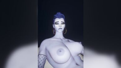 Widowmaker's Big-Cocked Transformation: Futa Pulls Off Steamy Load