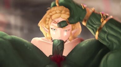 'Splashes of Royalty [Upscaled]: A Hentai Epic'