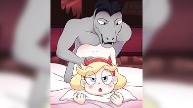 Princess Fucks the Butler in the Ass while Her Sister Spies On Them