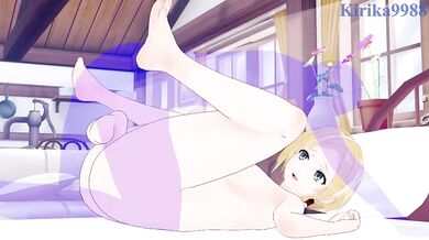 'Makina Tensei - Sarashi and I have hot sex on a big bed'