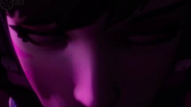 Fucking D.va's Mech in 'A Night With D.va' Hentai Porn Video