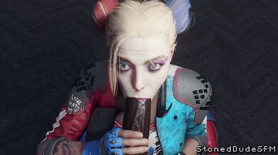Harley Quinn's Mind-Bending Suction Sensation [Stoneddude]