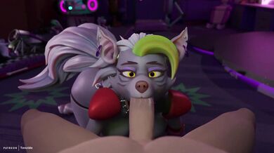 Roxy's Animation Debauchery: A Tenzide Edit or or Debauched Roxys: Tenzi-fied Animation Porn: In this exclusive hentai video, Roxy invites a lucky fan for an intimate backstage experience. Prepare to witness some of the most intense and passionate VI