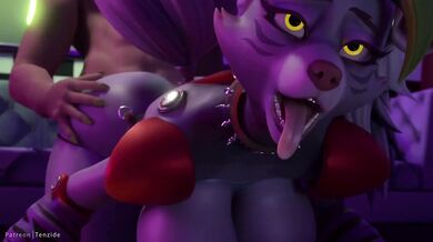 Roxy's Animation Debauchery: A Tenzide Edit or or Debauched Roxys: Tenzi-fied Animation Porn: In this exclusive hentai video, Roxy invites a lucky fan for an intimate backstage experience. Prepare to witness some of the most intense and passionate VI