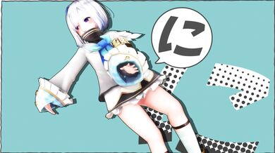 Japanese schoolgirl bounces on her Telecaster guitar while her B-boy boyfriend watches in amazement!