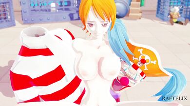 One Buggy's Big Cock: A Sticky Situation with Luffy [One Piece, Episode 8]