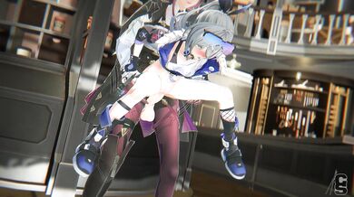 Mommy, why does Daddy have a hard cock? Let's watch HSR Kafka x Silverwolf Library (Chopsticker) to find out!