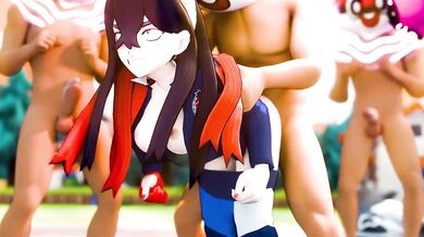 Hypnotized and Hammered Carmine Gets Reamed Raw