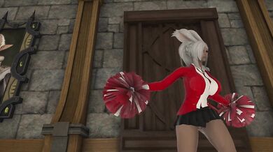 Viera's Cheerleading Playtime
