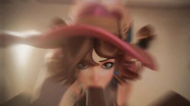 'Busty Milf gets sucked on by giant chocolates in a steamy PMV'