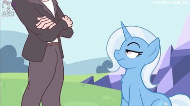 Rewritten: 'Trixie sucks dick for money, Spanish-style.'