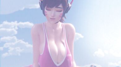 'Overwatch D.Va Plus Workout Break Bottomless Bot #2'