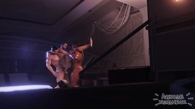 Jamming with James, Shepard and Kaidan's Hentai Threesome