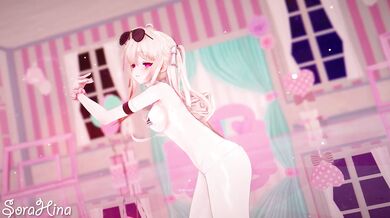 Sexy Sorahina Strips for You while Dancing to Your Tune!