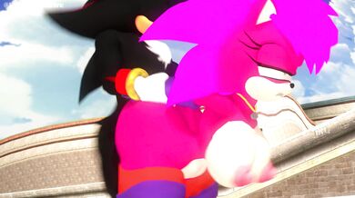 Sonia savors Shadow's massive dick popsicle