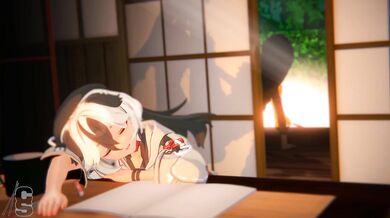 Sexy Helia Dreams of a Hentai Chopstick Lover!