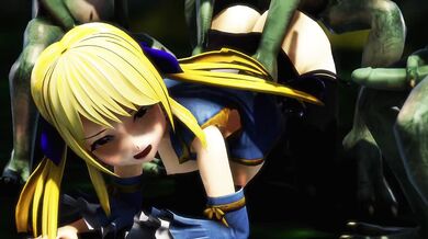 Lucy Heartfilia's Anal Descent into the Goblin Realm
