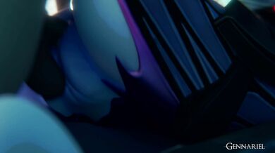 'Double Penetration in a BDSM Dungeon with Widowmaker and Anal Grip. Starring Gennariel.'