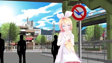 Ass-fucking in Public with Kagamine Rin - An Opium Addiction