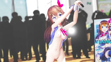 Stripping the Magical Sweetheart: Tokino Sora's Seductive Dance
