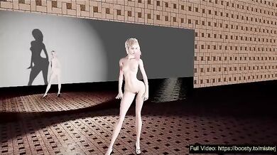 Nude Tarantula Girl: Sexy Model Strips Down and Struts Her Spider Stuff!