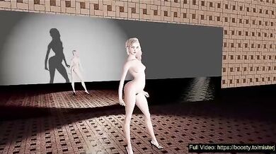 Nude Tarantula Girl: Sexy Model Strips Down and Struts Her Spider Stuff!